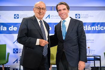 José María Aznar junto a