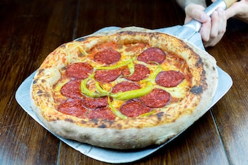 Pizza vegana de Pixi Dixie.