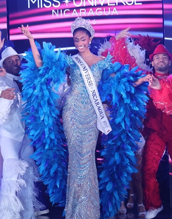 La nueva Miss Universe Nicaragua 2026, Jasmine Blandford, celebra su triunfo en el exilio con la mirada puesta en la competencia internacional en Puerto Rico (Cortesía: Miss Nicaragua New's).