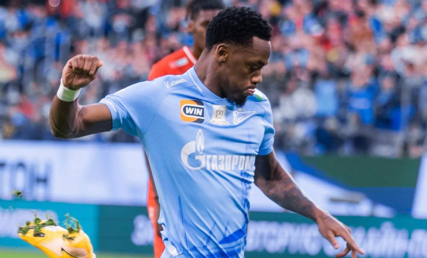 Jhon Jáder Durán trata de destacar con el Zenit de Rusia, donde no disputa torneos internacional y con contrato hasta junio de 2026 - crédito FC Zenit