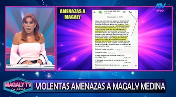 Magaly Medina falou após a ameaça da lei e apontou para Jefferson Farfán: “Deixar que me conduzam?” Captação: Magaly TV La Firme.