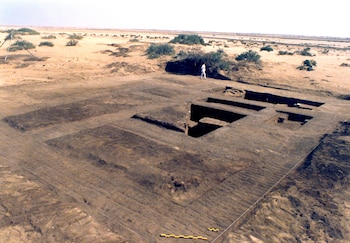 Otra vista de las excavaciones