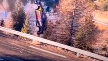 Escalofriante accidente en el rally