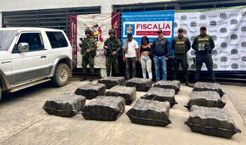 Las dos personas fueron capturadas