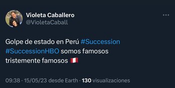 Succession menciona a Perú en