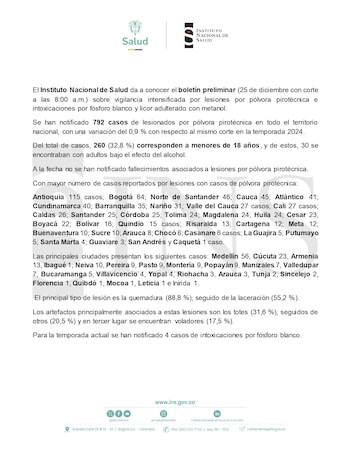 Antioquia, Bogotá, Norte de Santander