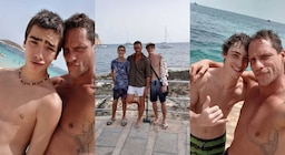 Las vacaciones de Gonzalo Valenzuela con los hijos que tuvo con Juana Viale: así están hoy Silvestre y Alí