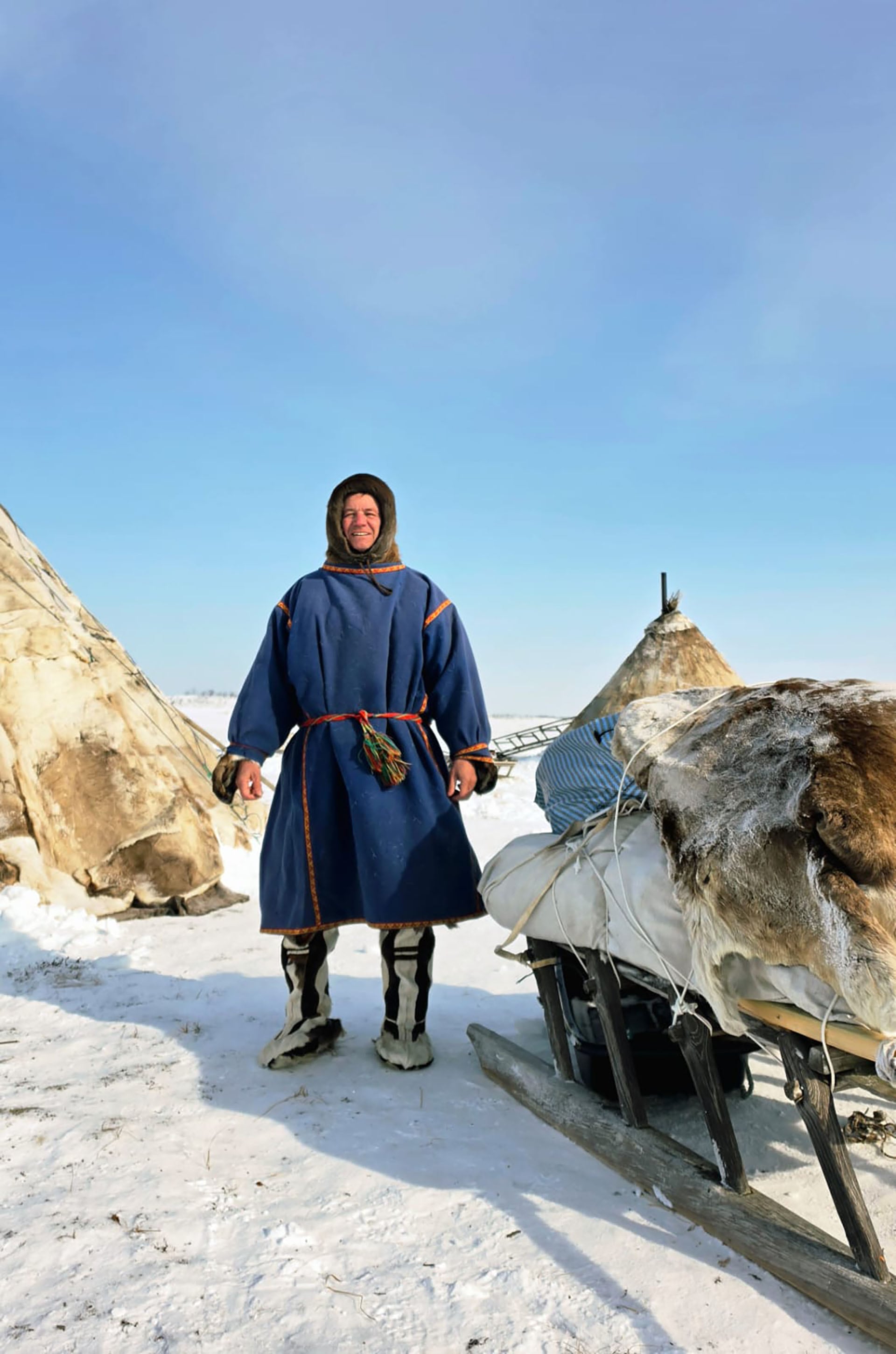 El campamento estaba ubicado en plena tundra siberiana, a más de 10 horas de cualquier centro urbano