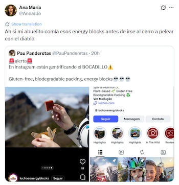 La distribución internacional del bocadillo veleño exige autorización legal y cumplimiento de estándares para proteger su origen y evitar imitaciones - crédito @Anajllo / X