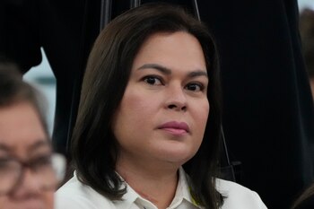 La vicepresidenta filipina Sara Duterte.