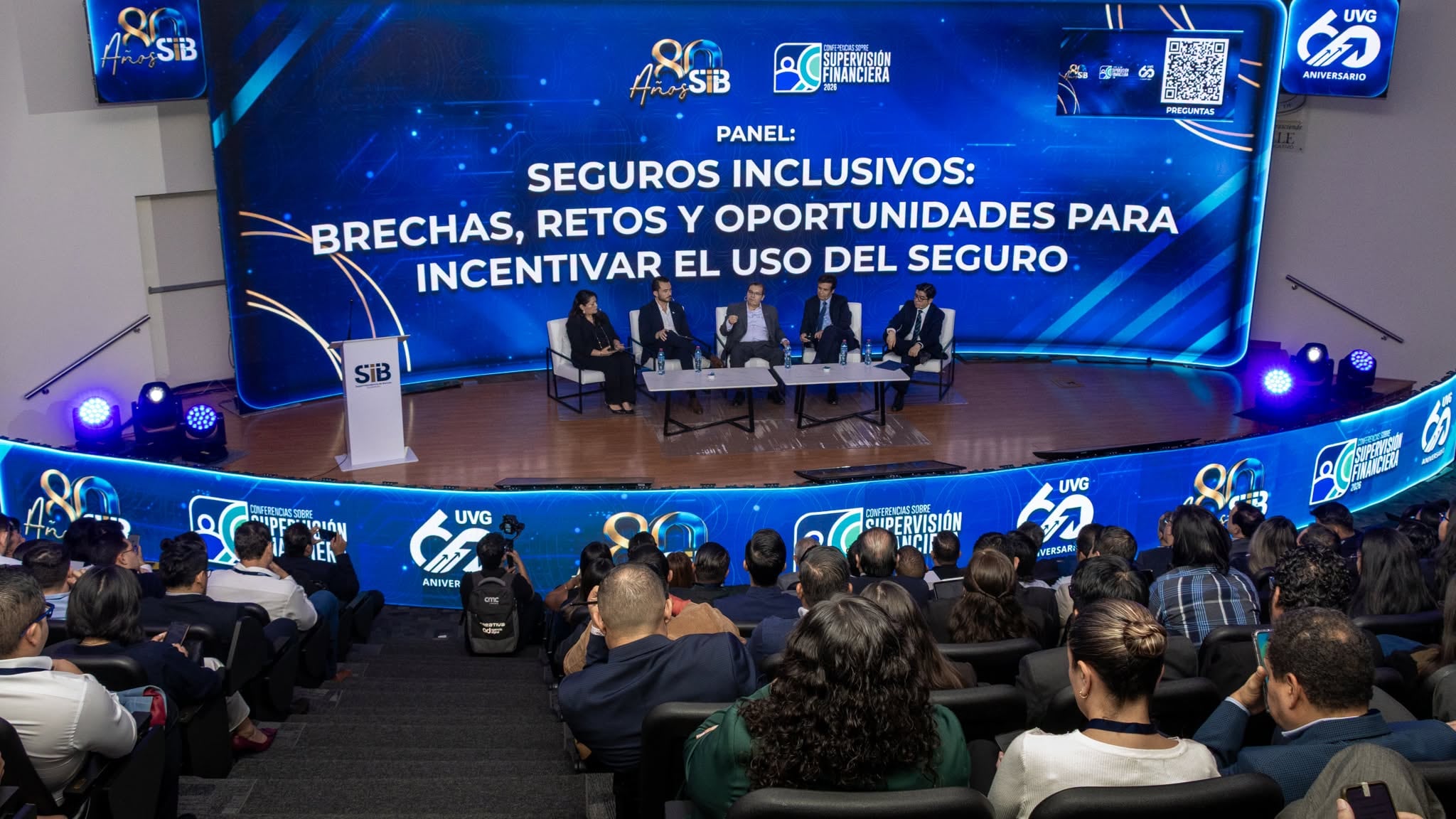 La Superintendencia de Bancos de Guatemala celebró sus 80 años con las Conferencias sobre Supervisión Financiera 2026 realizadas el 17 y 18 de septiembre. (Superintendencia de Bancos de Guatemala)