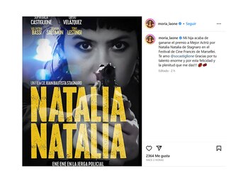 El posteo de Moria Casán