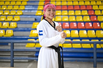 Alisson Montano competirá por segunda vez en los Juegos Centroamericanos y del Caribe y portará por primera vez la bandera de El Salvador en la inauguración. (Foto: Team ESA)