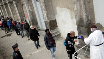 En una Italia golpeada por