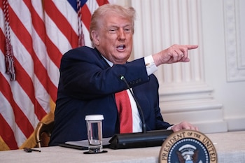 El presidente de EEUU, Donald Trump