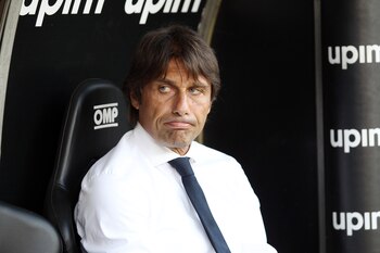 Antonio Conte, entrenador del Inter,