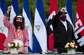 Rosario Murillo y Daniel Ortega