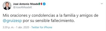 José Antonio Meade (Foto: Twitter@JoseAMeadeK)