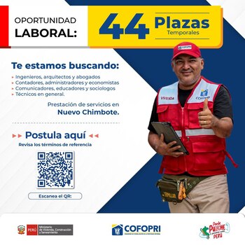 Promocional de Cofopri sobre la