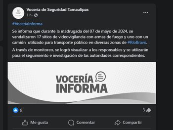 Aunque las autoridades lograron "visualizar"