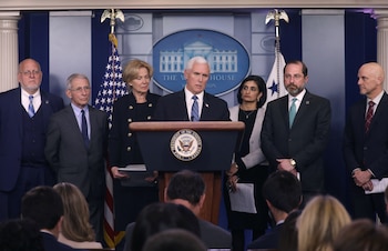 El vicepresidente Mike Pence dio