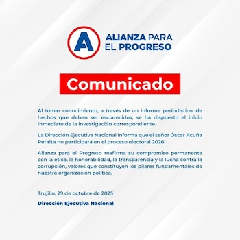 Comunicado de Alianza para el