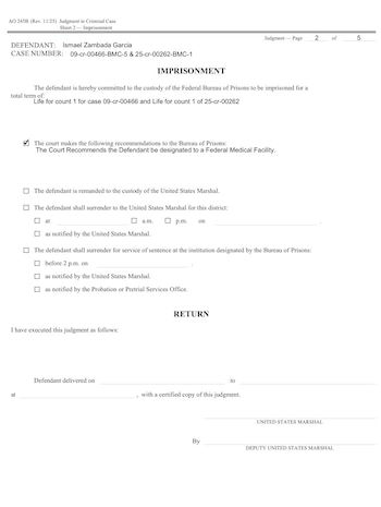 No hay vuelta atrás: el documento oficial de la cadena perpetua de "El Mayo" Zambada ya salió del tribunal federal de Brooklyn. Especial