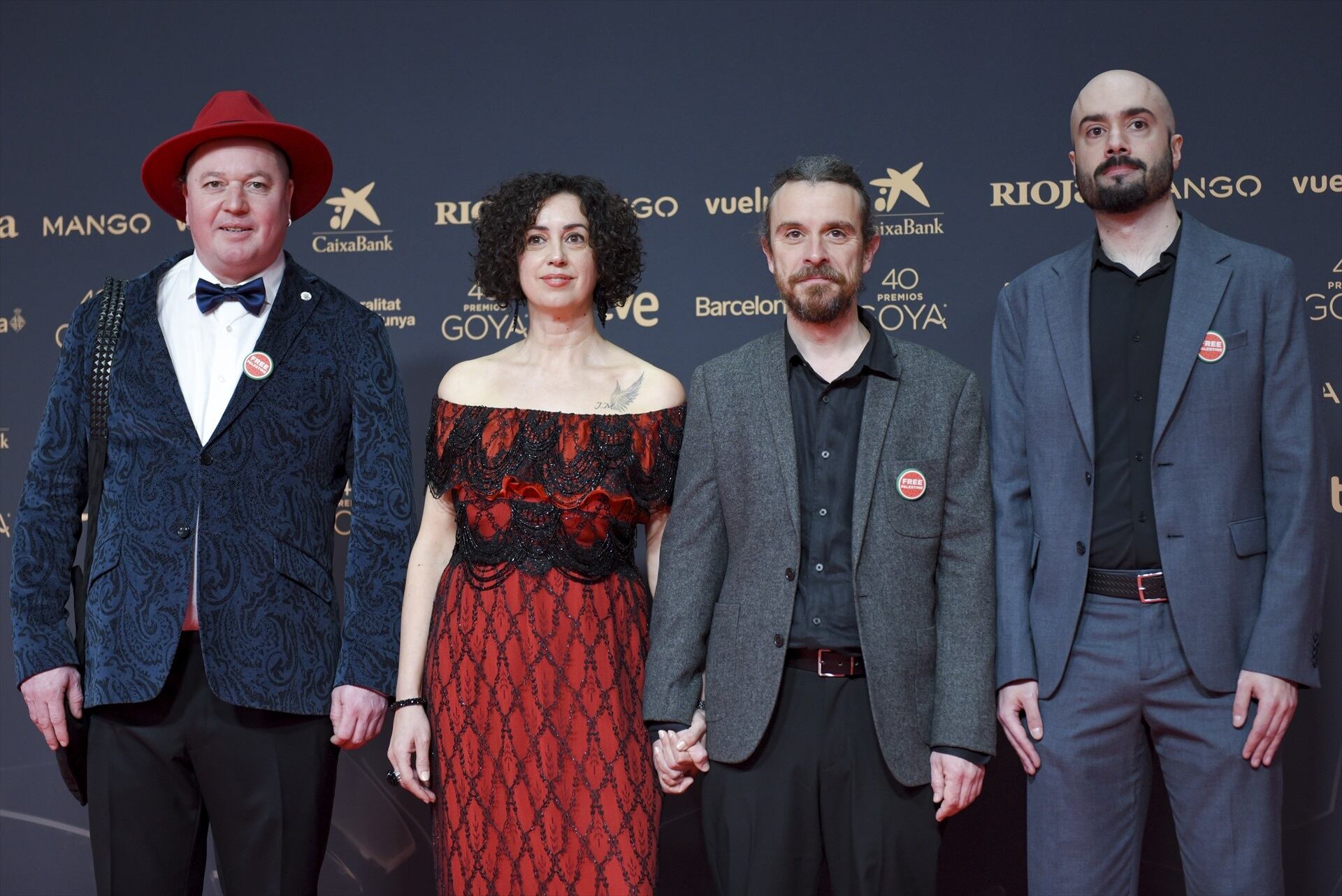 El equipo del corto 'Gilbert' (Europa Press)