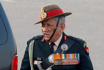 General Bipin Rawat. REUTERS/Altaf
