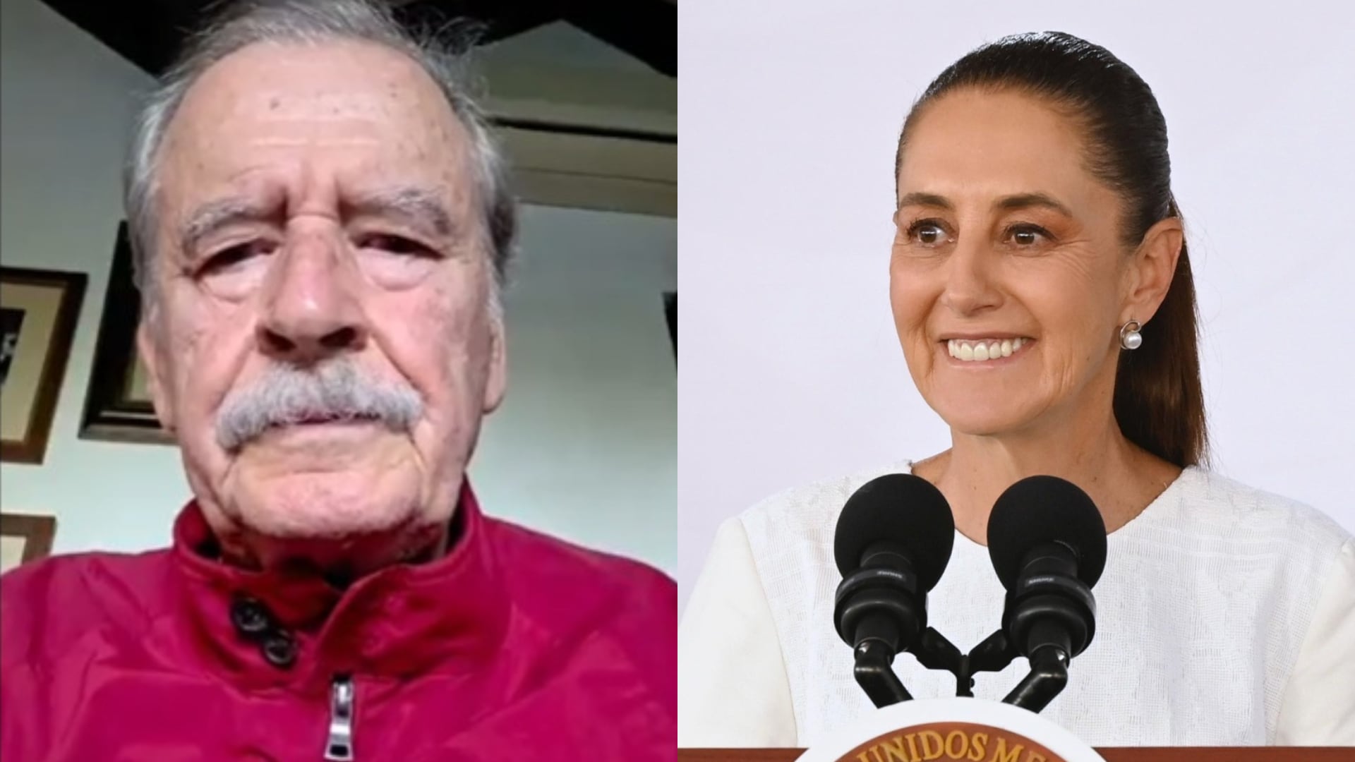 Fox afirma que “mete la mano al fuego” por Ernesto Ruffo: “No se vaya a quemar”, le responde Sheinbaum