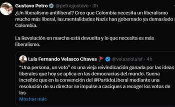 Gustavo Petro cuestionó a César Gaviria por los problemas internos del partido Liberal - crédito @petrogustavo/X