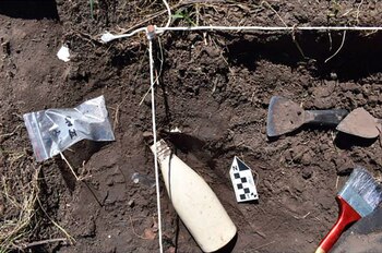 Además de vajilla, los arqueólogos