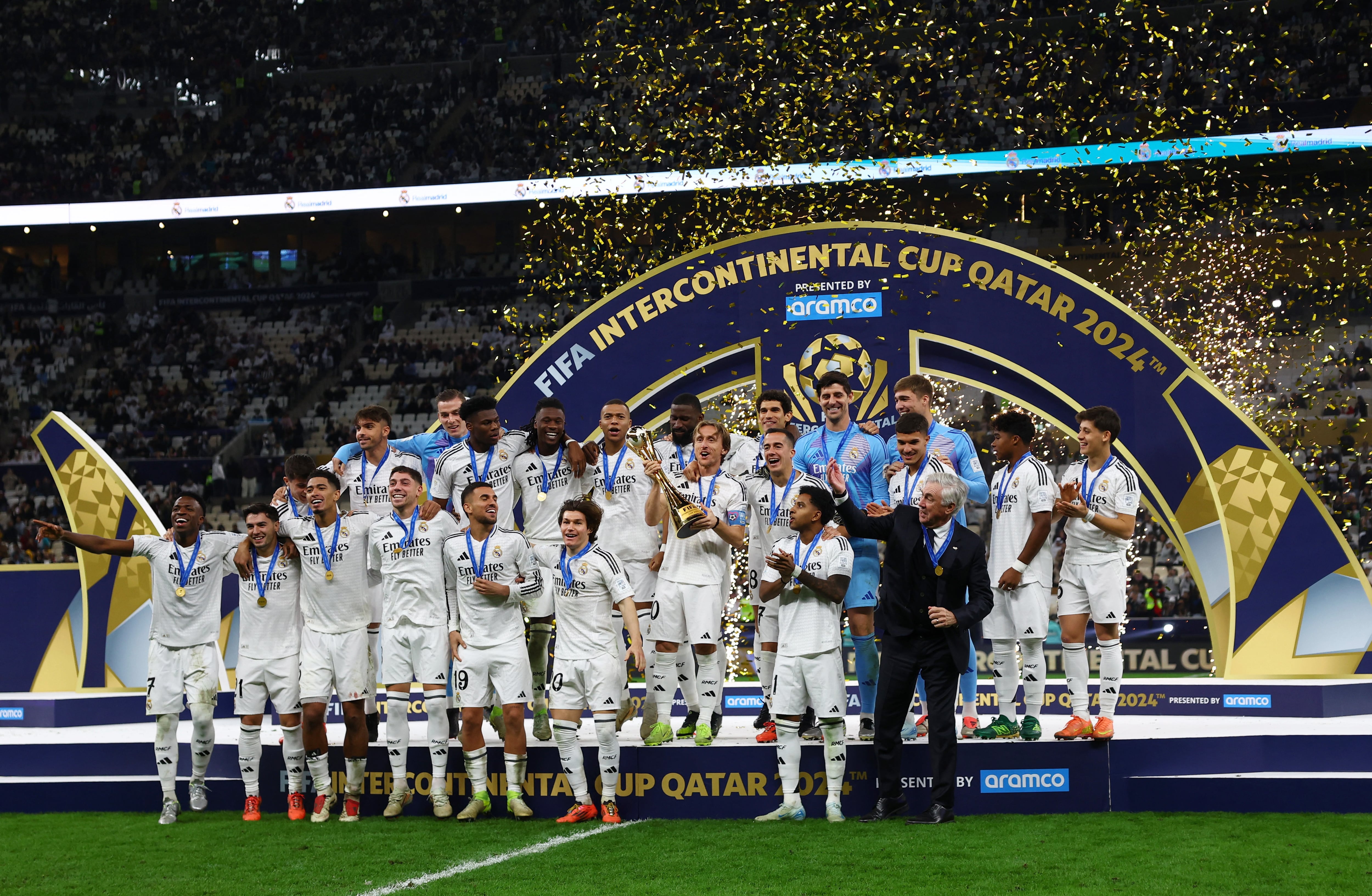 Real Madrid ganó la Copa Intercontinental del 2024 en Qatar (Foto: Reuters/Rula Rouhana)