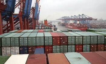 El puerto de Hamburgo, en