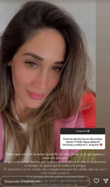 Tepha Loza y su inesperada respuesta a seguidora. (Foto: Instagram)