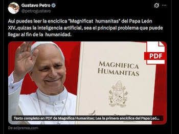 Gustavo Petro - crédito @petrogustavo/X