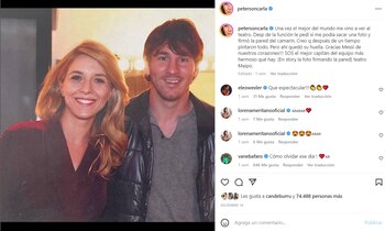 El posteo de Carla Peterson