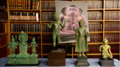 El MET de Nueva York devolvió esculturas centenarias expoliadas a Tailandia 