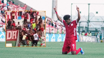 Un presunto hincha del Junior