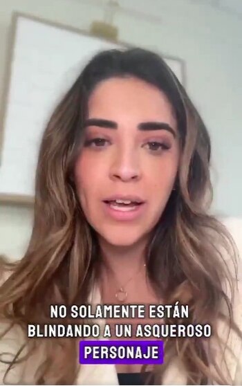 La diputada se refirió a