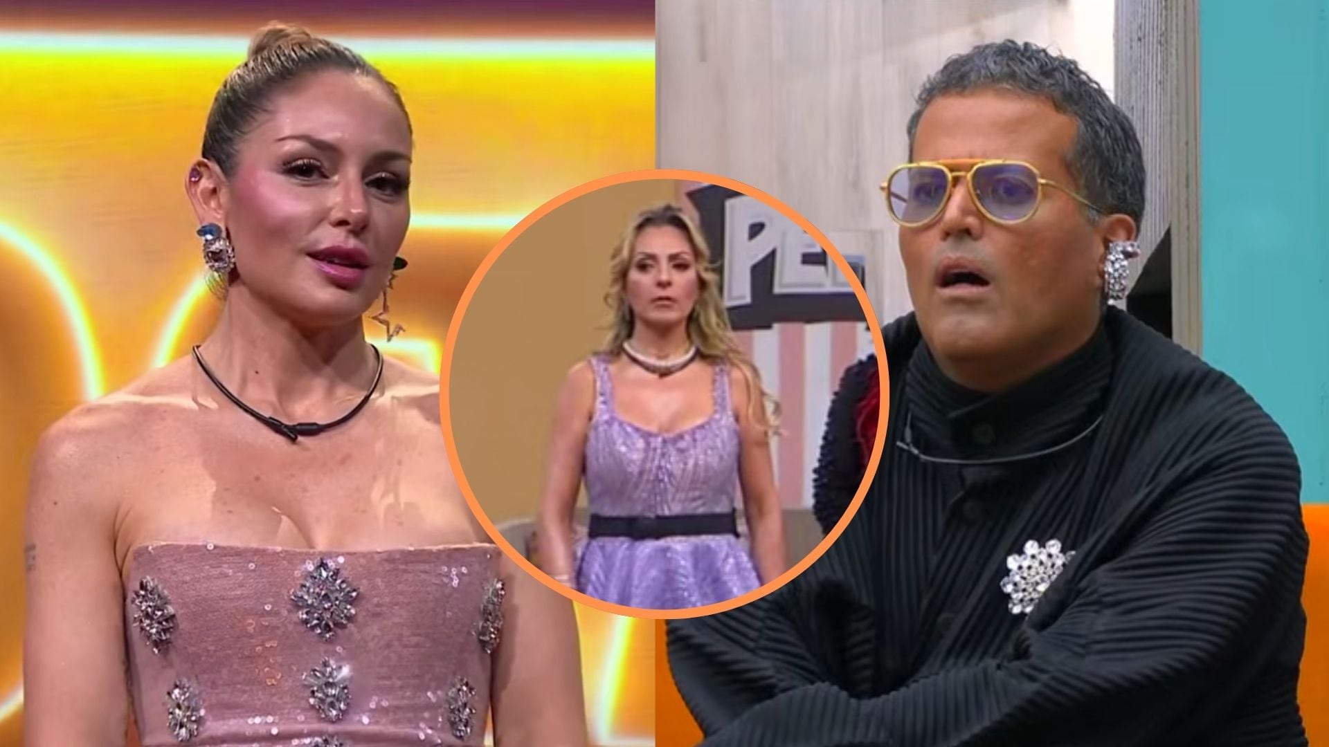 Minutos después de que Mariana Ochoa se salvara de la eliminación, Gema Garoa la atacó a sus espaldas. (Captura de pantalla YouTube)