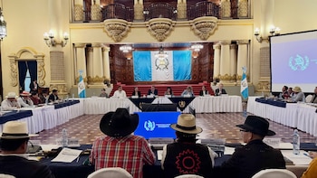 El presidente Bernardo Arévalo encabezó la 26.ª asamblea de diálogo con autoridades indígenas