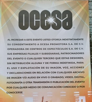 Ocesa anunció la grabación de
