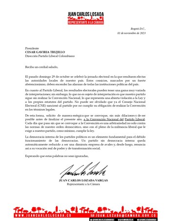 Carta de Losada a Cesar