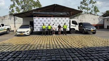 La droga incautada habría sido procesada en el mismo departamento del Meta - crédito Policía