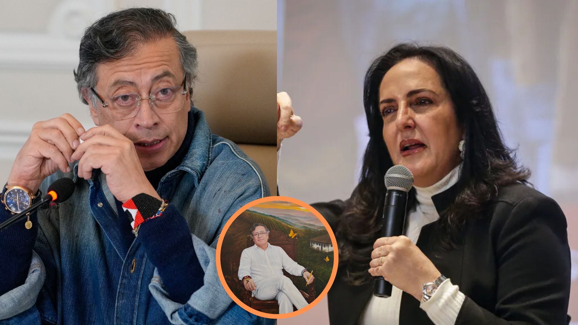 Gustavo Petro respondió a críticas de Cabal sobre su retrato oficial que quedará en la Casa de Nariño: “¿Qué inútil, verdad?”