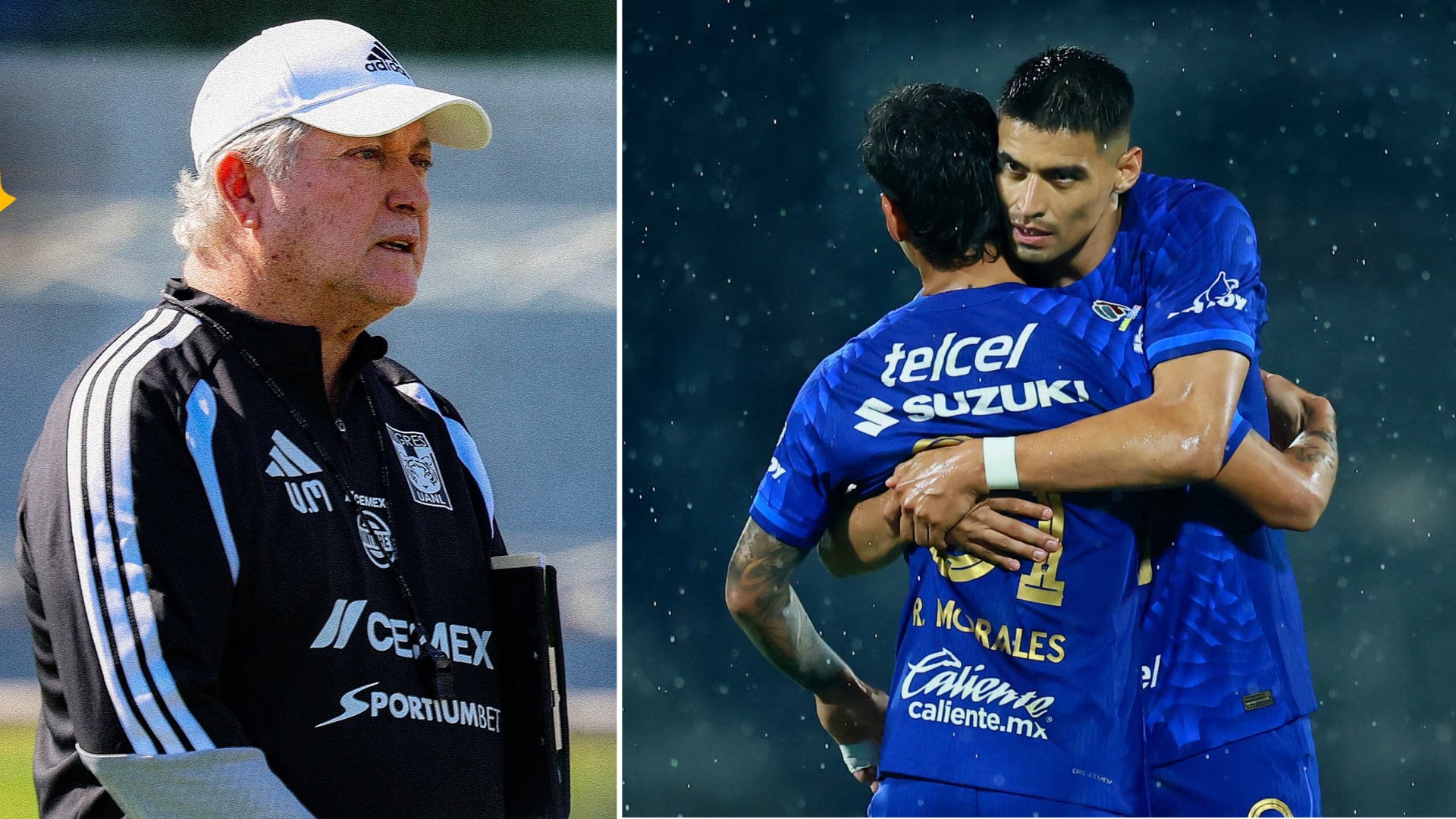 Víctor Manuel Vucetich adelantó que los felinos apuntan a un movimiento para tapar la urgencia de gol en el Apertura 2026, por lo cual buscaron al mexicano y al urugauyo Emiliano Gómez. (Especial)
