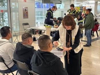 12/12/2023 Algunas de las personas nicaragüenses que han llegado a España con el proyecto piloto del Gobierno.
ESPAÑA EUROPA SOCIEDAD MADRID
MINISTERIO DE INCLUSIÓN