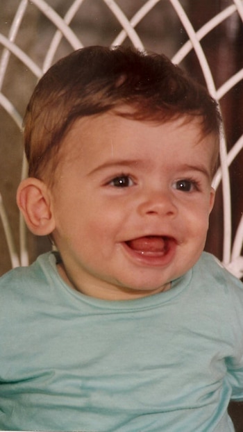 Miguel en su niñez. Aunque