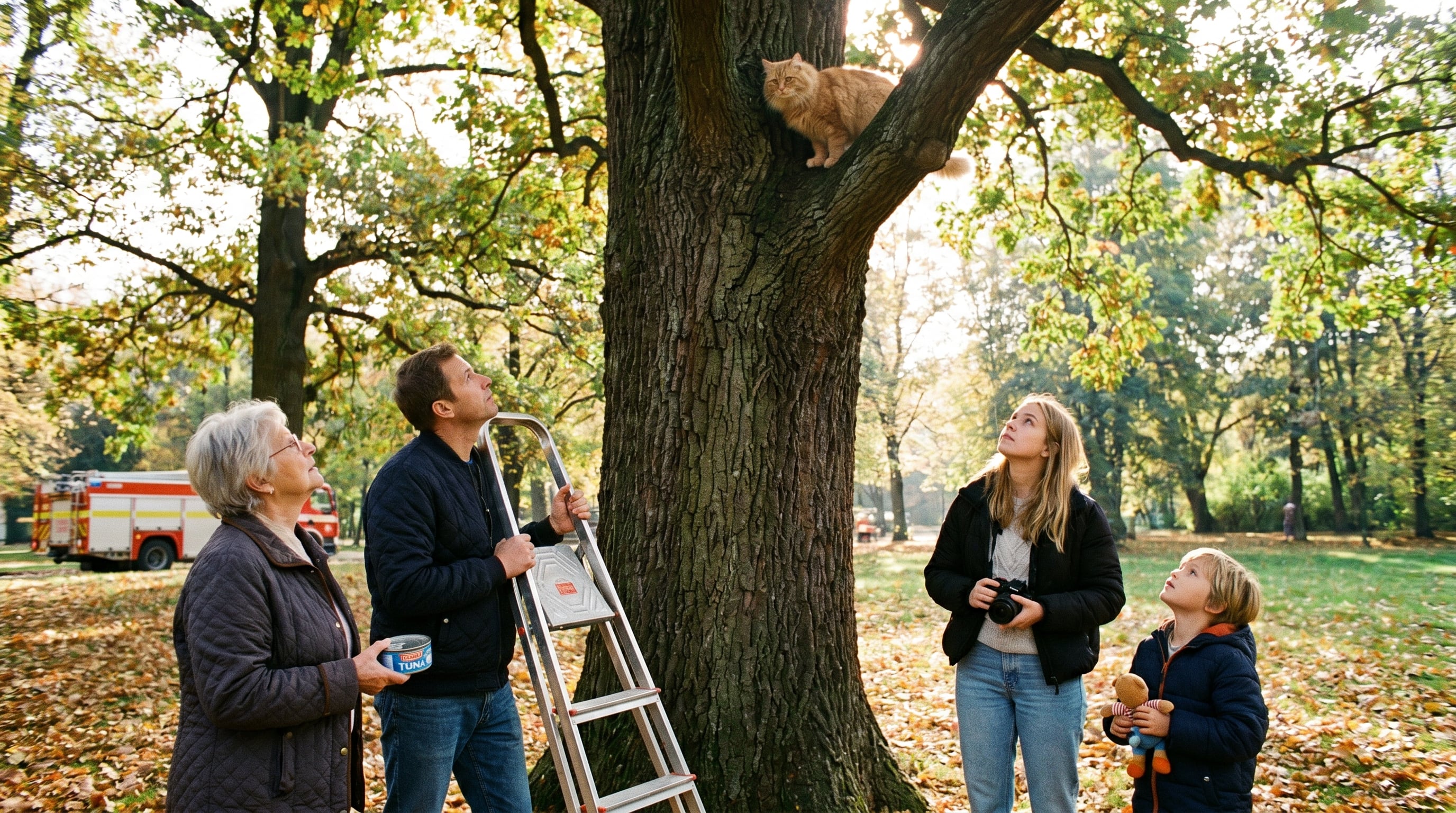 Los gatos pueden tardar bastante en bajar de un árbol por razones anatómicas y psicológicas (Imagen Ilustrativa Infobae)